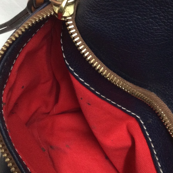 Dooney and Bourke Shoulder/Hand bag. Blue - Picture 12 of 16